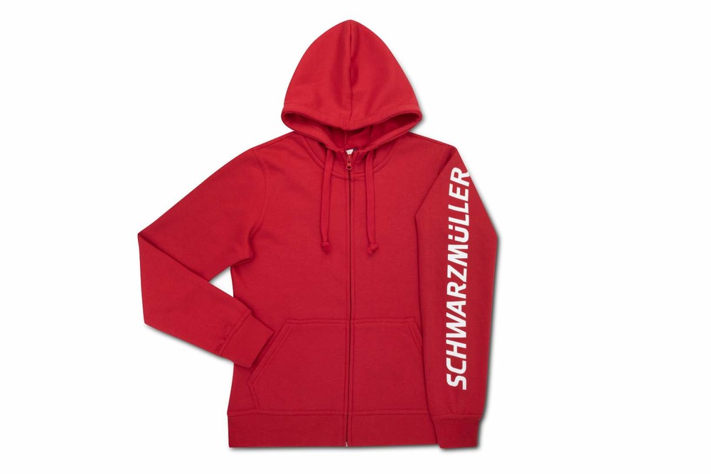Sweatjacke rot Größe 2XL